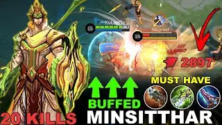 Minsitthar Time Has Finally Come | MISITTHAR META MUST HAVE BUILD | MLBB