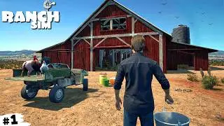 MY 1ST DAY IN RANCH SIMULATOR NEW UPDATE 😍 | RANCH SIMULATOR TECHNO GAMERZ