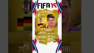 Mario G&oacute;mez - Fifa Card Evolution ( Fifa 10 - Fifa 20) #shorts #football #fifa #fc24