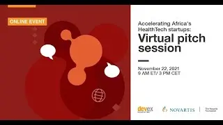 Accelerating Africa's HealthTech startups: a virtual pitch competition