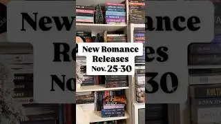 Romance Book Releases for Nov. 25-30 #booktube #booktuber #decemberbooks