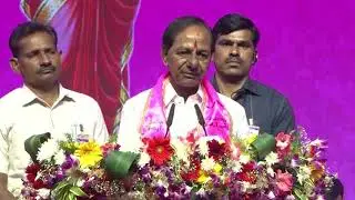 CM KCR Full Speech at TRS party plenary meeting in Hyderabad | HICC