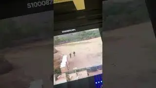 So this is the drone dropping all the bombs