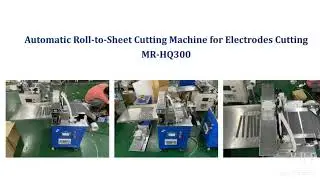Automatic Battery Electrode Cross Cutting Machine