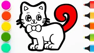 How to Draw a Cute Cat | Step by Step Easy