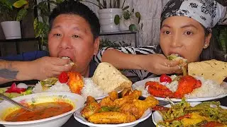 Spicy Chicken Drumstick Curry/Niuro With Dahi Aloo/Nepali Mukbang/Spicy Chicken Wings/Dallekhursani🥵