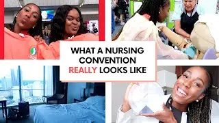 I Attended my 1st Nursing Conference and it was ALL PAID FOR SIS | VLOG | AWHONN 50th Convention