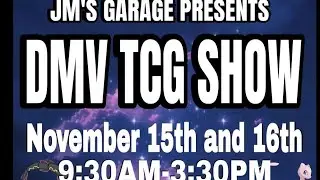 Live Pokemon Vendor POV! JM'S GARAGE DMV TCG SHOW! Day 2!