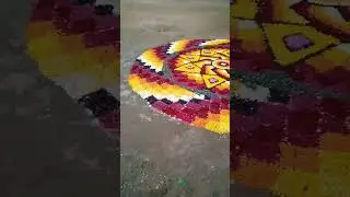 Happy Onam Attapoovu at temple