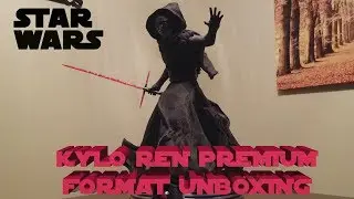 WHAT IS IN HERE !?! SIDESHOW STAR WARS KYLO REN PREMIUM FORMAT UNBOXING!