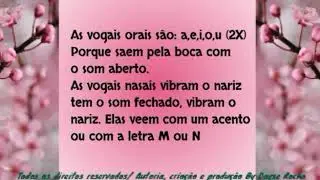 1 KARAOK&Ecirc; VOGAIS ORAIS, NASAIS, CRESCENTE, DECRESCENTE, SEMIVOGAIS, DITONGO, TRITONGO, HIATO