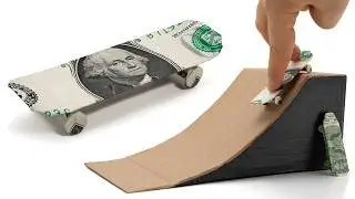 Origami Dollar Bill Skateboard (Stephen Ha)