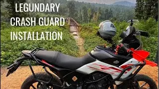 KTM Adv 390 2025 Legundary crash guard installation