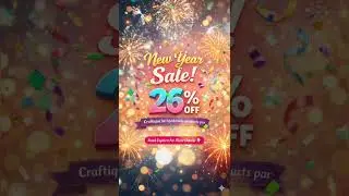 ✨ New Year Sale Alert! ✨🎉 Celebrate 2026 with 26% OFF on all Craftique handmade goodies!