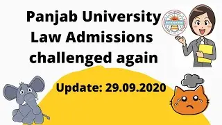 Punjab University Law Admissions 2020| Panjab university 5-year Law Entrance | PU BA LLB Exam 2020