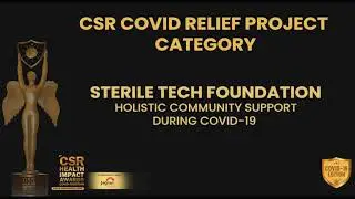 Sterile Tech Foundation Conferred With The CSR Health Impact Award 2020