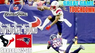 Patriots vs Texans 🏈🔥 Divisional Round Game Highlights | Jan 18, 2026 NFL Season