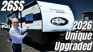 New 2026 Forest River RV Cherokee Grey Wolf 26SS || Full Travel Trailer RV Walk Through!