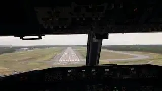 Landing RNW 32 Lule&aring; (LLA)