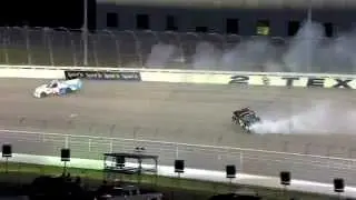 2012 WinStar World Casino 400K - Max Gresham and Paul Harraka Crash
