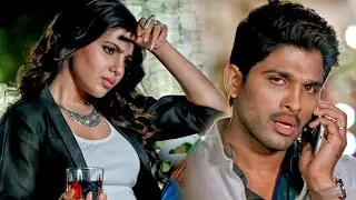 अल्लू अर्जुन सामंथा को सिगरेट और दारू के साथ देख लेता है | Son of Satyamurthy Best Movie Scene