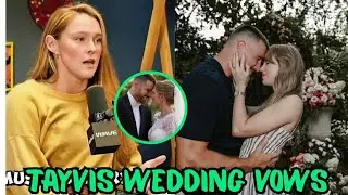 Kylie Kelce gets emotional when talking about Taylor Swift and Travis Kelce's Wedding vows & Prayers