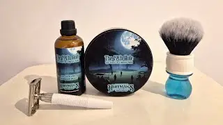 Hoffman's The 19th Hole Soap &Splash / Gillette Slim Twist / Yaqi Auqa Brush 