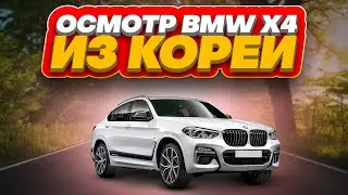 Осмотр BMW X4 Xdrive 20i перед покупкой в Южной Корее.