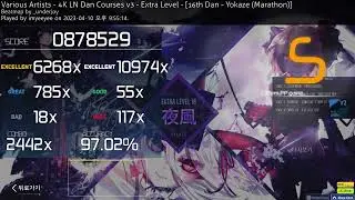 [mania] imyeeyee 4K LN 16DAN 97%???????