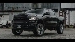 2019 Ram 1500 Laramie with Arkon davinci wheels and rough country lift