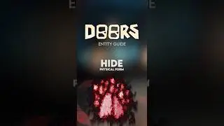 HIDE (Physical Form) - Doors Entity Guide #doorsroblox #doors #shorts