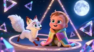 Learning Shapes on Moonlit Night 🌙🔺 | Fun Learning Song for Kids | Learn Shapes & Colors