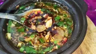 🇻🇳cô balùn.. mời cả nhà ăn tối với gia đình lùn hen..bún nước tương quen mà lạ ..
