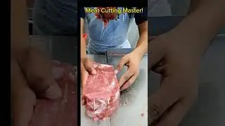 Beef Topside most popular 😋 | meat cutting  skills #shorts #butcher #viral #youtubeshorts #video 🔥