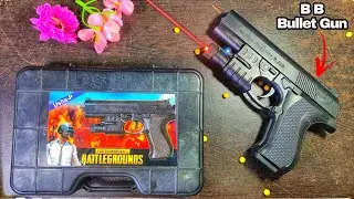 BB Bullets PUBG Revolver Gun |Unboxing & testing | Laser & torch light @Yash_Bhardwaj_Vlogs