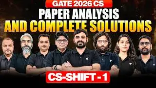GATE 2026 CSE Analysis | Full Paper Review | Shift-1 (8 Feb)