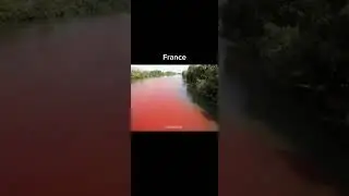 Rivers are Turning Red......... Unusual natural phenomenon all over the world #ocean #red #russia #j