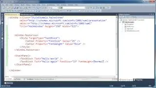 Overriding style setter values with local values in WPF