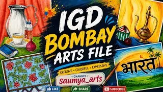 IGD Bombay arts file/IGD Bombay arts diploma/IGD Bombay #art #igdbombay #drawing #diploma #explore