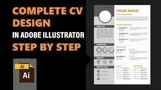 cv design #resume #design #illustrator