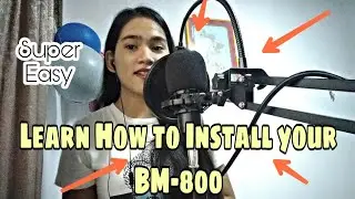 BM-800 CONDENSER MICROPHONE | Set up Tutorial | How to Install the BM-800