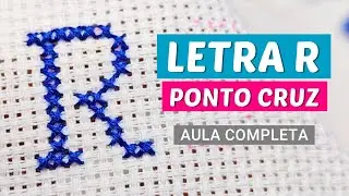 Letra R - Alfabeto pequenino ponto cruz - Wagner Reis