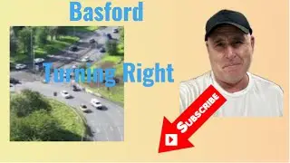 Basford Bank Turning Right Towards  M6 South   HD 1080p