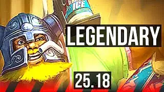OLAF vs SETT (TOP) | 6 solo kills, Legendary | KR Master | 25.18