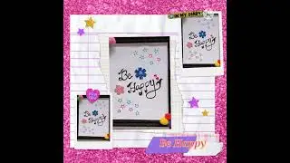 Be happy | Bk creative arts and crafts #shorts