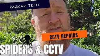 Ragnar Tech CCTV Repair vs Dodgy Wiring on an Old Telegraph Pole!