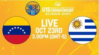 Venezuela v Uruguay | Full Basketball Game | South American U15 Championship 2024