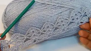 Смотри, ТЫ ТОЖЕ МОЖЕШЬ ЭТО СДЕЛАТЬ! Очень простой и красивый узор для шарфа крючком