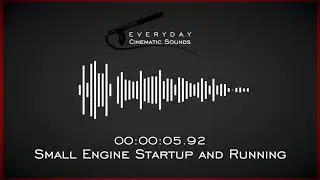 Small Engine Startup and Running | HQ Sound Effect