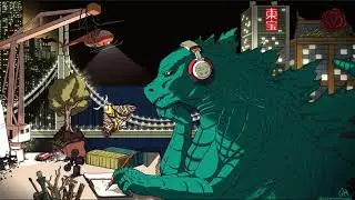 Study with godzilla~ ~ Lofi Type Beat [study/sleep/homework music]